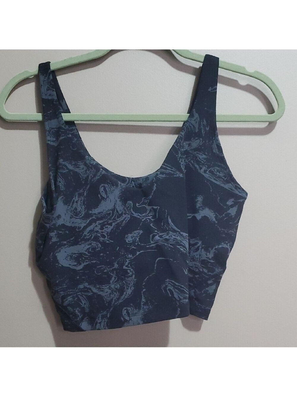 Athletic Works Dri Fit Marble Print Crop Top Size Medium